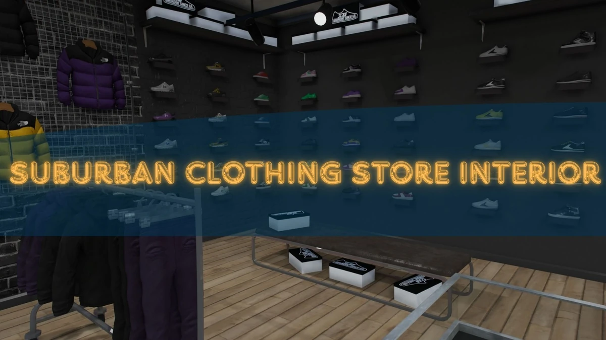 Suburban Clothing Store Interior MLO FiveM